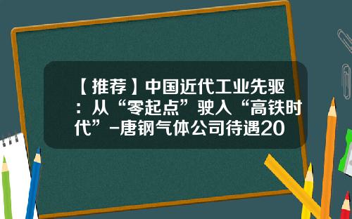 【推荐】中国近代工业先驱：从“零起点”驶入“高铁时代”-唐钢气体公司待遇2016