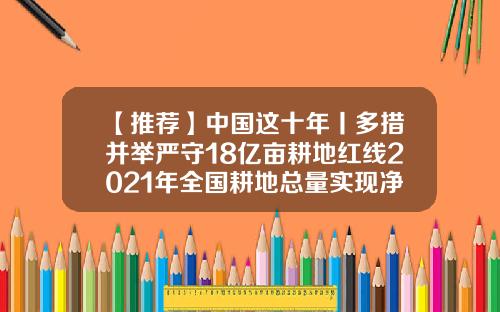 【推荐】中国这十年丨多措并举严守18亿亩耕地红线2021年全国耕地总量实现净增加-国家保护水田多少亿亩