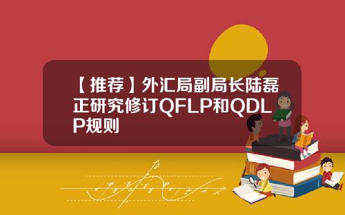 【推荐】外汇局副局长陆磊正研究修订QFLP和QDLP规则