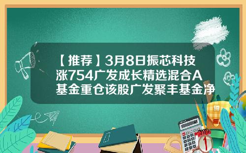 【推荐】3月8日振芯科技涨754广发成长精选混合A基金重仓该股广发聚丰基金净值