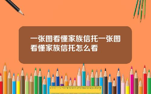 一张图看懂家族信托一张图看懂家族信托怎么看