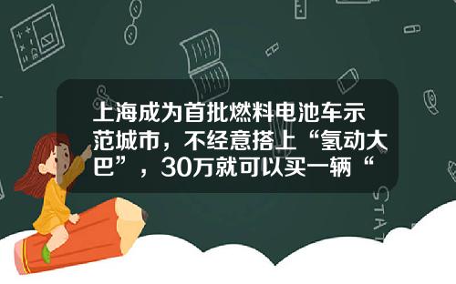 上海成为首批燃料电池车示范城市，不经意搭上“氢动大巴”，30万就可以买一辆“氢动SUV”-申龙客车35人多少钱