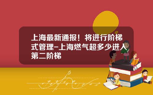 上海最新通报！将进行阶梯式管理-上海燃气超多少进入第二阶梯
