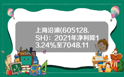 上海沿浦(605128.SH)：2021年净利降13.24%至7048.11万元拟10派1元-查询上海沿浦股票资讯