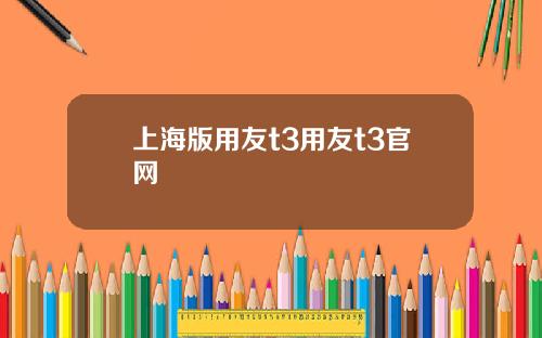 上海版用友t3用友t3官网