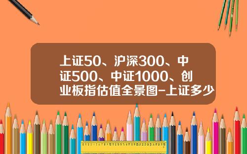 上证50、沪深300、中证500、中证1000、创业板指估值全景图-上证多少点算稳定
