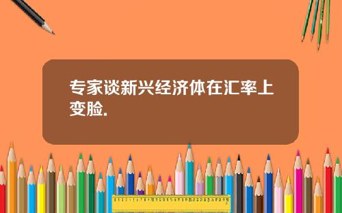 专家谈新兴经济体在汇率上变脸.