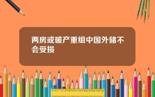 两房或破产重组中国外储不会受损 两房或破产重组中国外储不会受损