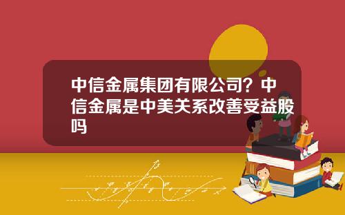 中信金属集团有限公司？中信金属是中美关系改善受益股吗