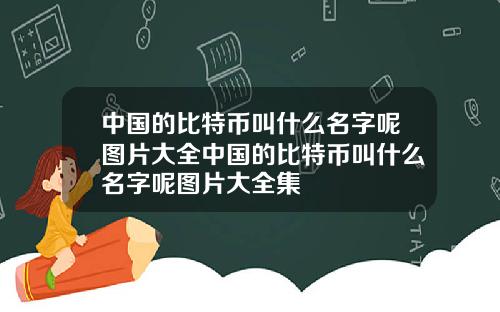 中国的比特币叫什么名字呢图片大全中国的比特币叫什么名字呢图片大全集