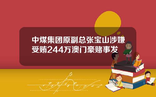 中煤集团原副总张宝山涉嫌受贿244万澳门豪赌事发