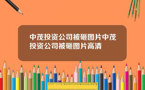 中茂投资公司被砸图片中茂投资公司被砸图片高清