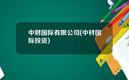 中财国际有限公司(中材国际投资)