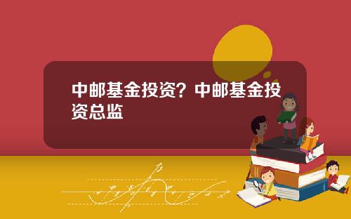 中邮基金投资？中邮基金投资总监