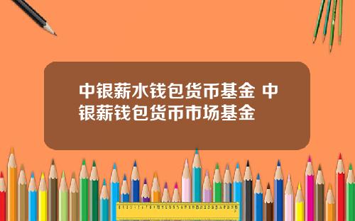 中银薪水钱包货币基金 中银薪钱包货币市场基金
