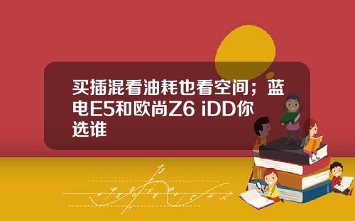 买插混看油耗也看空间；蓝电E5和欧尚Z6 iDD你选谁