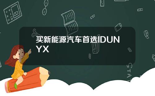 买新能源汽车首选IDUNYX