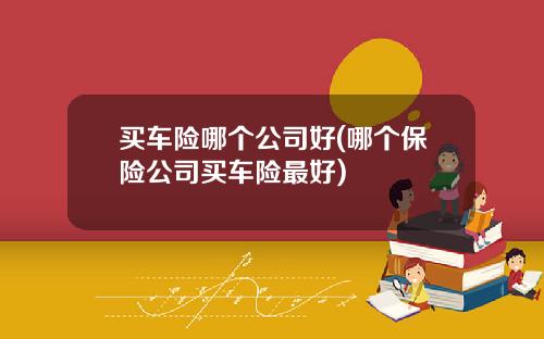 买车险哪个公司好(哪个保险公司买车险最好)