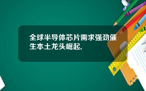全球半导体芯片需求强劲催生本土龙头崛起.