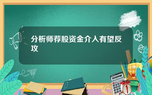 分析师荐股资金介入有望反攻 分析师荐股资金介入有望反攻