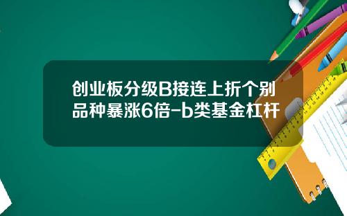 创业板分级B接连上折个别品种暴涨6倍-b类基金杠杆