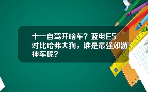 十一自驾开啥车？蓝电E5对比哈弗大狗，谁是最强郊游神车呢？