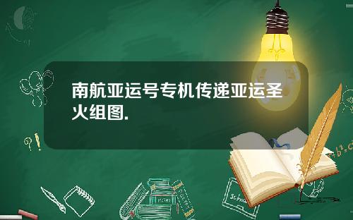 南航亚运号专机传递亚运圣火组图.