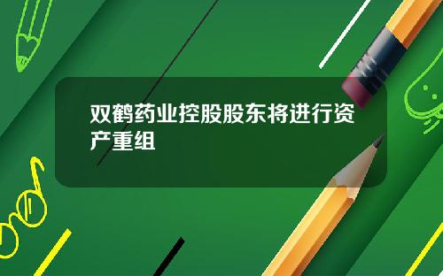 双鹤药业控股股东将进行资产重组
