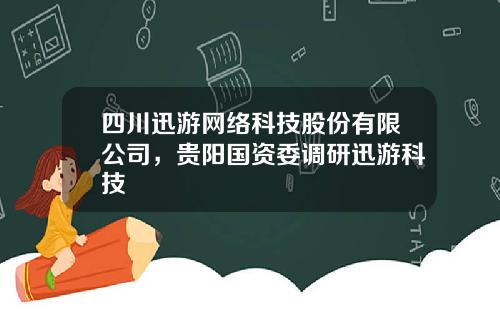 四川迅游网络科技股份有限公司，贵阳国资委调研迅游科技