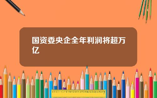 国资委央企全年利润将超万亿