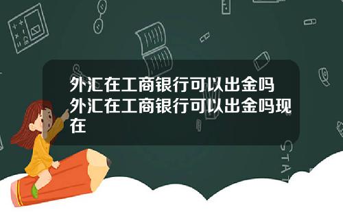 外汇在工商银行可以出金吗外汇在工商银行可以出金吗现在