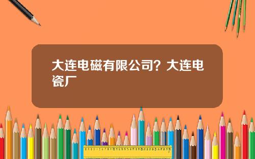 大连电磁有限公司？大连电瓷厂