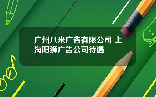 广州八米广告有限公司 上海阳狮广告公司待遇