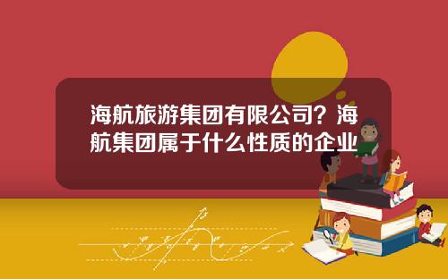海航旅游集团有限公司？海航集团属于什么性质的企业