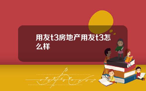 用友t3房地产用友t3怎么样