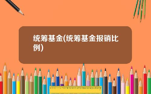 统筹基金(统筹基金报销比例)
