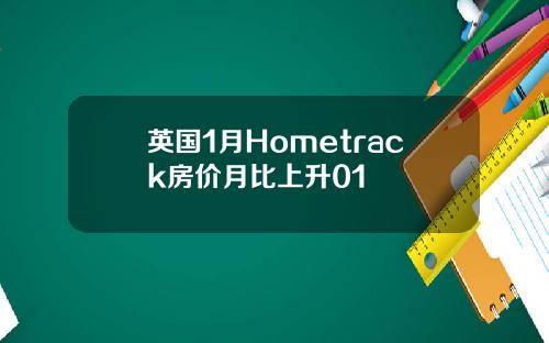 英国1月Hometrack房价月比上升01