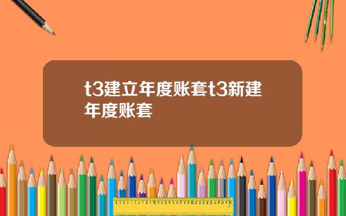 t3建立年度账套t3新建年度账套