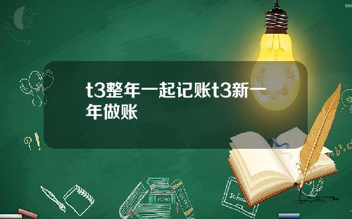 t3整年一起记账t3新一年做账