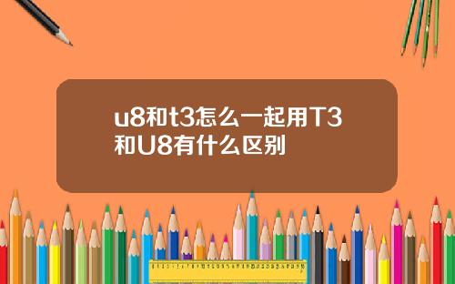 u8和t3怎么一起用T3和U8有什么区别
