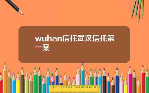 wuhan信托武汉信托第一案