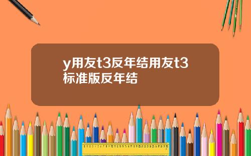 y用友t3反年结用友t3标准版反年结