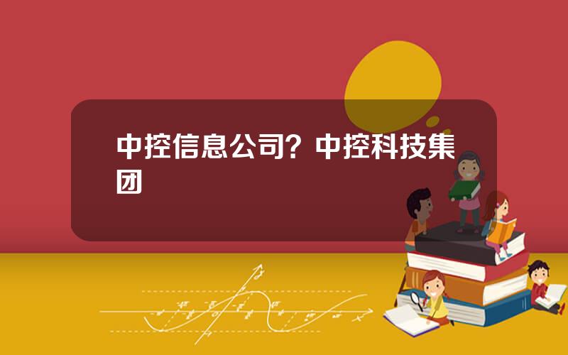 中控信息公司？中控科技集团