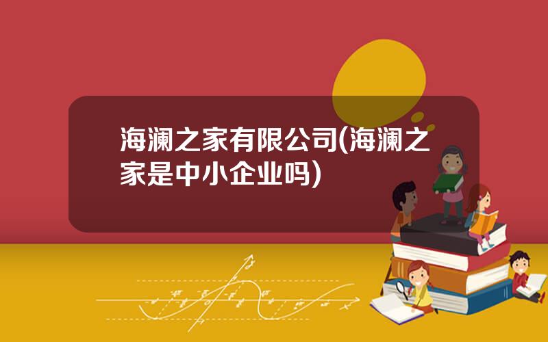 海澜之家有限公司(海澜之家是中小企业吗)
